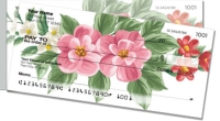 Tropical Flower Side Tear Personal Checks