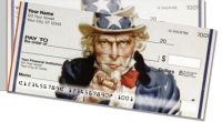 Uncle Sam & Friends Side Tear Personal Checks