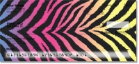 Neon Animal Print Personal Checks