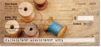 Antique Spool Personal Checks