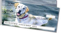 Dog Artwork Side Tear Personal Checks