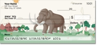 Cute Extinct Animal Personal Checks