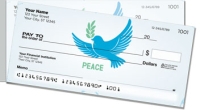 Symbols of Peace Side Tear Personal Checks