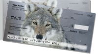 Gray Wolf Side Tear Personal Checks