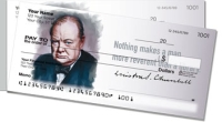 Winston Churchill Side Tear Personal Checks