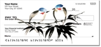 Japanese Bird Art Personal Checks
