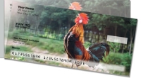 Rooster & Hen Side Tear Personal Checks