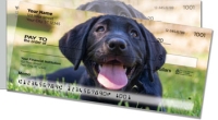 Dog Portrait Side Tear Personal Checks