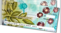 Floral Set 1 Side Tear Personal Checks