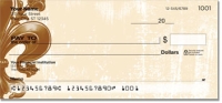 Iron Fleur de Lis Personal Checks