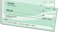 Green Swoosh Side Tear Personal Checks