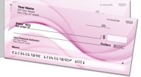 Pink Wave Side Tear Personal Checks