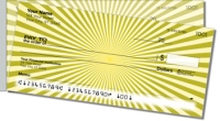 Yellow Starburst Side Tear Personal Checks