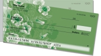 Flower-Filled Corner Side Tear Personal Checks