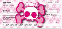 Stylish Skull Personal Checks