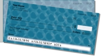 Blue Bubble Pattern Side Tear Personal Checks