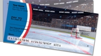 Red & Blue Hockey Side Tear Personal Checks