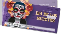 Day of the Dead Side Tear Personal Checks