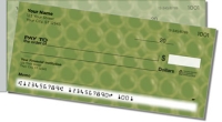 Green Bubble Pattern Side Tear Personal Checks