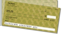 Gold Bubble Pattern Side Tear Personal Checks