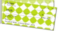 Lime Green Bead Side Tear Personal Checks