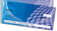 Blue Contempo Side Tear Personal Checks