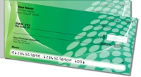 Green Contempo Side Tear Personal Checks