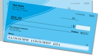 Blue Curve Side Tear Personal Checks