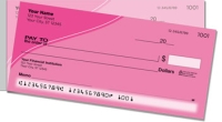 Pink Curve Side Tear Personal Checks