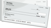 Silver Curve Side Tear Personal Checks