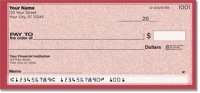 Red Sponge Pattern Personal Checks