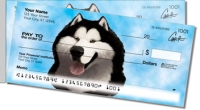 Alaskan Malamute Side Tear Personal Checks