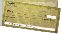 Yellow Burlap Side Tear Personal Checks