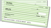 Green Diamond Side Tear Personal Checks