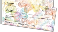 Butterfly Print Side Tear Personal Checks