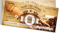 Fair Trade Coffee Side Tear Personal Checks