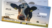 Dairy Cow Side Tear Personal Checks