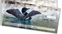 Common Loon Side Tear Personal Checks
