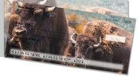 American Bison Side Tear Personal Checks