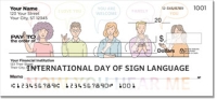 Sign Language Personal Checks