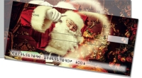 Father Christmas Side Tear Personal Checks