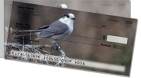 Gray Jay Bird Side Tear Personal Checks