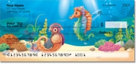 Silly Seahorse Personal Checks