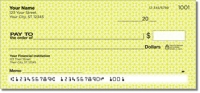 Yellow Box Scroll Personal Checks