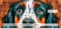 Vintage Dog Painting Personal Checks