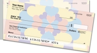 Flowering Heart Side Tear Personal Checks