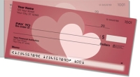 Two Hearts Side Tear Personal Checks