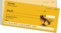 Butterfly Design Side Tear Personal Checks