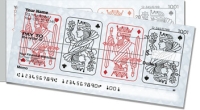 Playing Card Side Tear Personal Checks