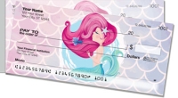 Lovely Mermaid Side Tear Personal Checks